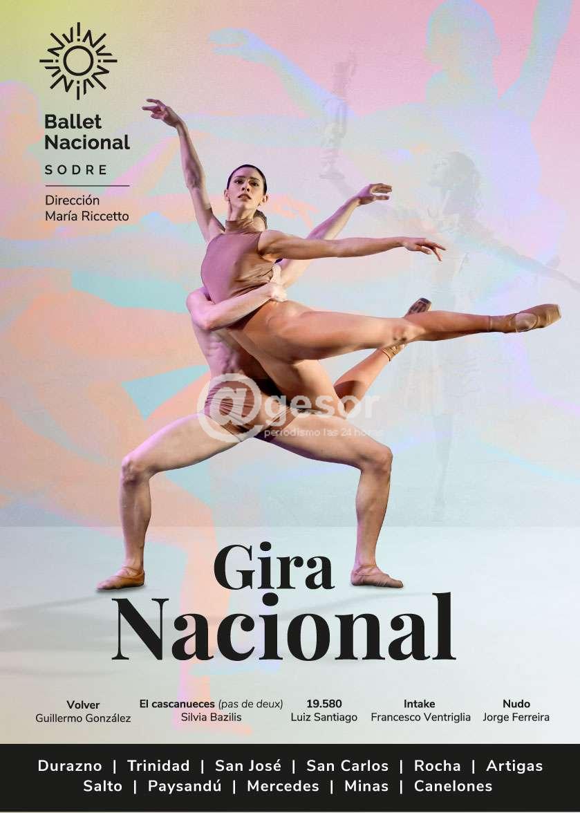 El Ballet Nacional del SODRE bajo la dirección de la reconocida artista María Noel Riccetto, se presentará en Mercedes el próximo 31 de octubre.